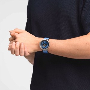 Swatch Azure Daze St. Steel Blau | IOEFWY-793
