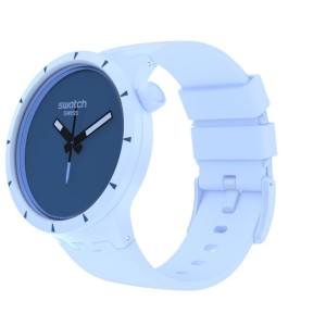 Swatch Big Bold Bioceramic Arctic Aluminium Blau | BINYWF-185