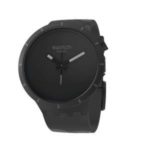 Swatch Big Bold Bioceramic Basalt Aluminium Schwarz | URBLNH-498