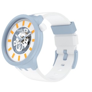 Swatch Blite Aluminium Weiß | OQVMNX-820