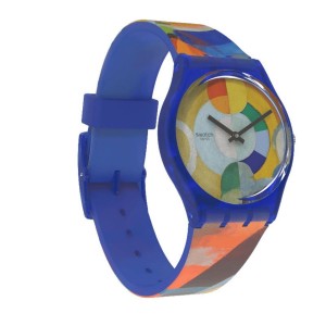 Swatch Carousel By Robert Delaunay Plastic Blau | NZWFRV-649