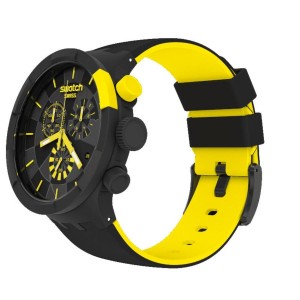 Swatch Checkpoint Aluminium Schwarz | NZJTDI-820