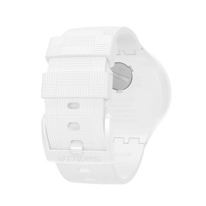 Swatch Chequered Aluminium Weiß | NTHDFM-379