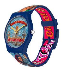 Swatch Ciao Venezia Plastic Blau | JMPKFQ-908