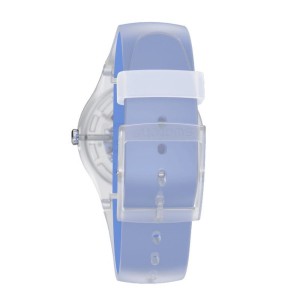 Swatch Clearly Gestreift Plastic Blau | PAZLBJ-875