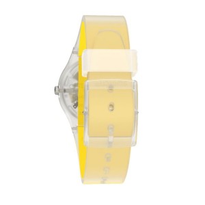 Swatch Clearly Gestreift Plastic Gelb | EXLCFJ-475