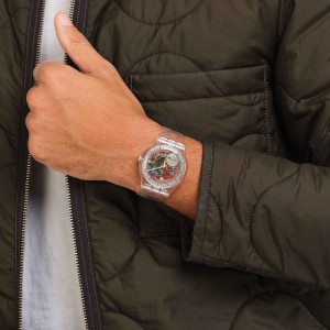 Swatch Clearly New Gent Plastic Transparent | JDXCUG-391