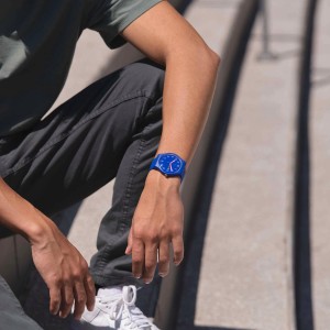 Swatch Cobalt Disco Plastic Blau | MWDNKB-246