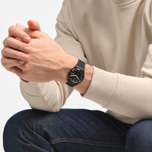Swatch Dark Glow Plastic Schwarz | SJTBVO-685