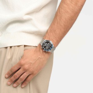 Swatch Dark Irony St. Steel Grau | CQIRGJ-618