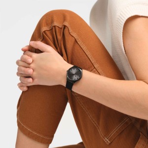 Swatch Dark Spark St. Steel Schwarz | JXLTFY-952