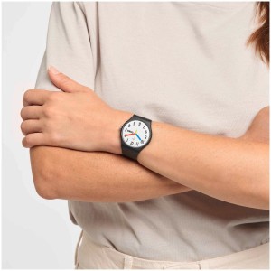 Swatch Elementary Bio-sourced material Schwarz | AUBLQJ-617