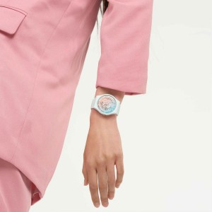 Swatch Fleetingly Iceblue Plastic Blau | NPQWEL-529