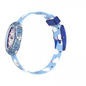 Swatch Fluffy Dreams Bio-sourced plastic Blau | FYOWIM-103