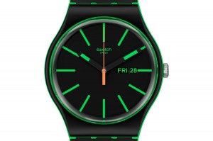 Swatch Glow This Way Plastic Schwarz | RAUEFW-421