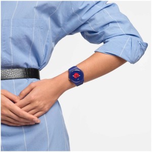 Swatch Heart In By Swatch Plastic Blau | DNSVEB-403