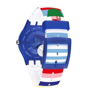 Swatch Home Stripe Home Plastic Weiß | KABTMD-032