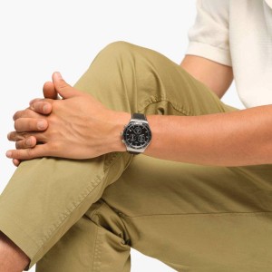 Swatch Irony At Night St. Steel Schwarz | HMDXBF-752