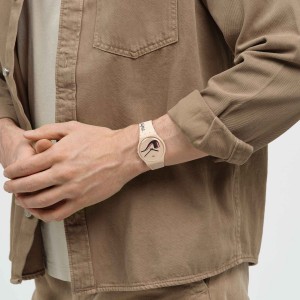 Swatch La Trahison Des Images By Rene Magritte Plastic Beige | LBWUTG-182
