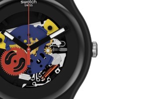 Swatch Lacquered Bio-sourced material Schwarz | UJVCWA-813