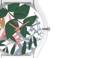 Swatch Leaves Jungle Bio-sourced material Weiß | LBWHXU-752