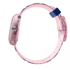 Swatch London Flower Bio-sourced plastic Blau | LOZJBG-248