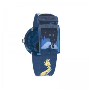 Swatch Lover Of Dragons Bio-sourced plastic Blau | JONEQK-603