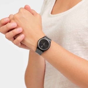Swatch Magi Blacksparkle Bio-sourced material Schwarz | OGEUQI-286