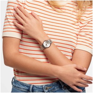 Swatch Metal Knit Stainless Steel Grau | CJRWPX-850