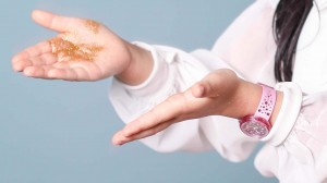 Swatch Millefeux Bio-sourced plastic Rosa | KMEODI-389