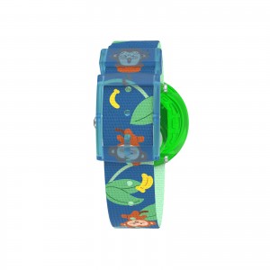 Swatch Monkey Party Bio-sourced plastic Grün | KZHLBD-948