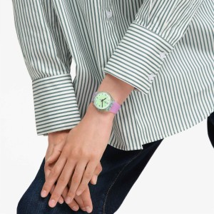 Swatch Mystic Sunrise Bio-sourced material Lila | BGPLQE-148