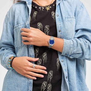 Swatch Nightsky Sparkle St. Steel Grau | RLJVCH-329