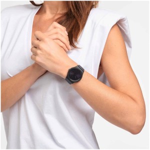 Swatch Rebel Bio-sourced material Schwarz | WEYDOG-916