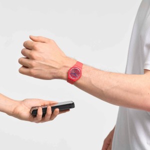 Swatch Redder Than Pay Bio-sourced material Rot | QTSXVE-725