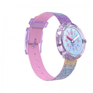Swatch Shine In Rainbow Bio-sourced plastic Rosa | KXLYDF-516