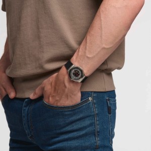 Swatch Sistem Through Again St. Steel Schwarz | RHYDIE-392