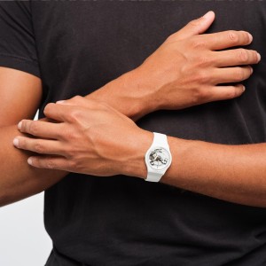 Swatch Spot Time Bioceramic Weiß | DLYVPH-958
