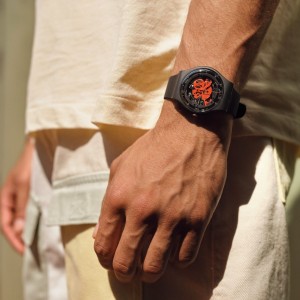 Swatch Time To Big Bioceramic Schwarz | SRNAYL-451