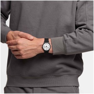 Swatch Twice Again Bio-sourced material Schwarz | QRNBPZ-394