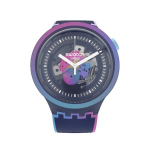 Swatch #rainbowinthenight Aluminium Blau | WHJUVB-197